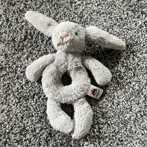 Jellycat soft bunny rattle - Picture 1 of 4